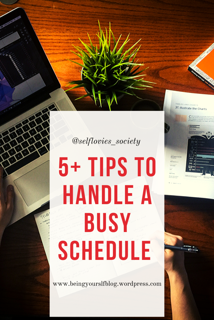 Tips and tricks to handle a busy agenda and schedule. How to be more productive and stop procrastinating